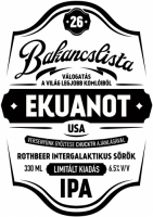 Пиво Bakancslista #26 - Ekuanot (USA)