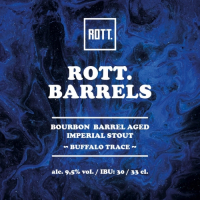 Пиво ROTT.barrels #1 - Bourbon Barrel Aged Imperial Stout - Buffalo Trace (2021)