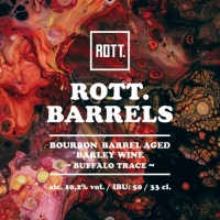 Пиво ROTT.barrels #4 - Bourbon Barrel Aged Barley Wine - Buffalo Trace (2022)