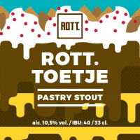 Пиво ROTT.toetje (2021) | Chocolate, Almond & Vanilla