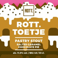 Пиво ROTT.toetje (2022) | Salted Caramel Chocolate Cake