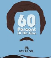Пиво 60 Percent of the Time Пиво 60 Percent of the Time