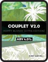 Пиво Couplet V.2.0 Hoppy Blonde (Citra Edition)