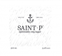 Пиво Saint-P Optimistic City Lager