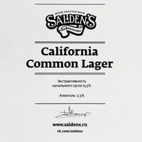 Пиво California Common Lager