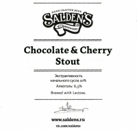Пиво Chocolate & Cherry Stout