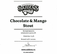 Пиво Chocolate & Mango Stout