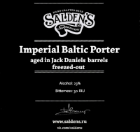 Пиво Imperial  Baltic Porter Freezed-out Aged In Jack Daniels Barrels