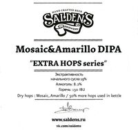 Пиво Mosaic & Amarillo DIPA / Extra Hops Series