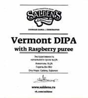 Пиво Vermont DIPA With Raspberry Puree