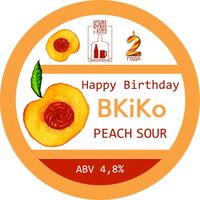 Пиво Happy Birthday BKiKo Peach Sour Пиво Happy Birthday BKiKo Peach Sour