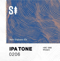 Пиво IPA TONE 0206 (NEIPA: HBC 586, Mosaic) Пиво IPA TONE 0206 (NEIPA: HBC 586, Mosaic)