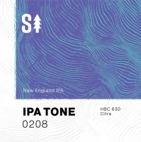 Пиво IPA TONE 0208 (NEIPA: HBC 630, Citra) Пиво IPA TONE 0208 (NEIPA: HBC 630, Citra)