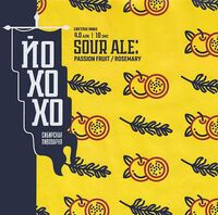Пиво Sour Ale: Passion Fruit / Rosemary Пиво Sour Ale: Passion Fruit / Rosemary