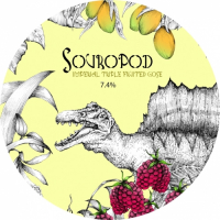 Пиво Souropod - Imperial Triple Fruited Gose W/ Mango, Raspberry & Vanilla