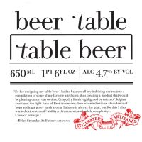 Пиво Beer Table - Table Beer Пиво Beer Table - Table Beer