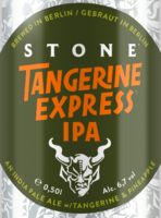 Пиво Stone Tangerine Express IPA - Berlin Пиво Stone Tangerine Express IPA - Berlin