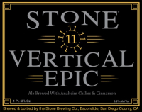 Пиво Stone 11.11.11 Vertical Epic Ale aged In Red Wine Barrels Пиво Stone 11.11.11 Vertical Epic Ale aged In Red Wine Barrels