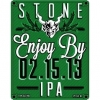 Пиво Stone Enjoy By 02.15.13 IPA Пиво Stone Enjoy By 02.15.13 IPA