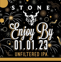 Пиво Stone Enjoy By 01.01.23 Unfiltered IPA Пиво Stone Enjoy By 01.01.23 Unfiltered IPA