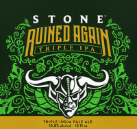 Пиво Stone Ruined Again Triple IPA Пиво Stone Ruined Again Triple IPA