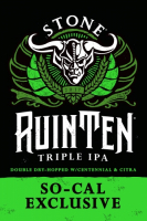 Пиво Stone RuinTen Triple IPA Double Dry-Hopped w/ Centennial & Citra (2017) Пиво Stone RuinTen Triple IPA Double Dry-Hopped w/ Centennial & Citra (2017)