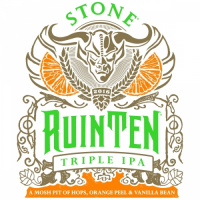 Пиво Stone RuinTen Triple IPA w/ Orange Peel & Vanilla Bean
