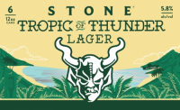 Пиво Stone Tropic of Thunder Lager Пиво Stone Tropic of Thunder Lager
