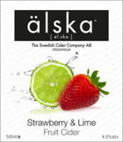 Пиво Älska Strawberry & Lime
