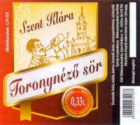 Пиво Szent Klára Toronynéző Sör Пиво Szent Klára Toronynéző Sör