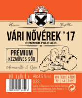 Пиво Vári Nővérek '17 Пиво Vári Nővérek '17