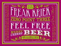 Пиво Freak Kriek Zero Point Three Feel Free Merry Cherry Beer Пиво Freak Kriek Zero Point Three Feel Free Merry Cherry Beer