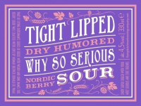 Пиво Tight Lipped Dry Humored Why So Serious Nordic Berry Sour Пиво Tight Lipped Dry Humored Why So Serious Nordic Berry Sour