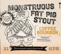 Пиво Monstruous Fat Pig Stout Coffee Bourbon