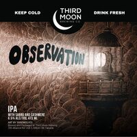 Пиво Observation - Sabro, Cashmere Пиво Observation - Sabro, Cashmere