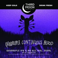 Пиво Quadruple Continuous Blood Пиво Quadruple Continuous Blood