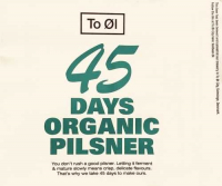 Пиво 45 Days Organic Pilsner