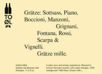 Пиво Grätze Mille