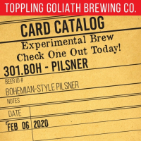 Пиво Card Catalog: 301.BOH