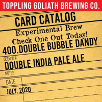 Пиво Card Catalog: 400.Double Bubble Dandy