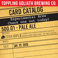 Пиво Card Catalog: 500.01 - Pale Ale