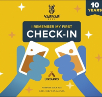 Пиво Varvar Brew: I Remember My First Check-in Пиво Varvar Brew: I Remember My First Check-in