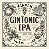 Пиво VARVAR & This Is Pyvbar GIN TONIC IPA