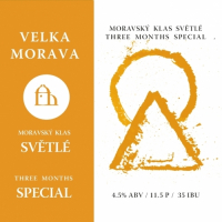 Пиво Moravský Klas Světlé Three Months Special Пиво Moravský Klas Světlé Three Months Special