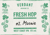 Пиво Fresh Hop #2 Mosaic Пиво Fresh Hop #2 Mosaic