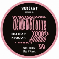 Пиво Remembering Things I Didn't Do - Idaho 7 / Simcoe Пиво Remembering Things I Didn't Do - Idaho 7 / Simcoe