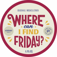 Пиво Where Can I Find Friday? Пиво Where Can I Find Friday?