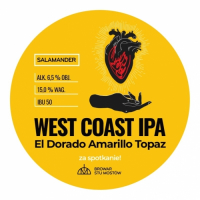 Пиво Salamander West Coast IPA El Dorado Amarillo Topaz
