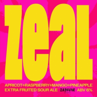 Пиво Zeal: Apricot + Raspberry + Mango + Pineapple