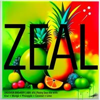 Пиво ZEAL: Kiwi + Mango + Pineapple + Coconut + Lime